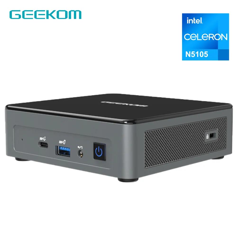 GEEKOM 미니 에어 11 미니 PC, 인텔 셀러론 N5095, 윈도우 11 프로, 인텔 UHD 그래픽 605, 4K 듀얼 DDR4, 와이파이 5, 블루투스 v4.0 HDMI